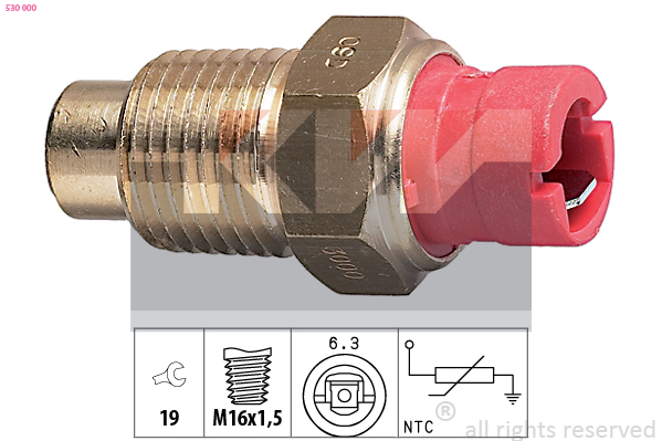 Senzor,temperatura lichid de racire 530 000 KW